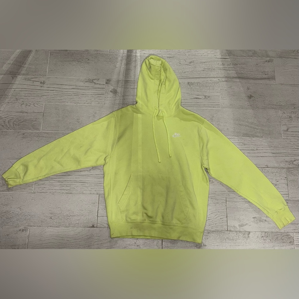 Men’s Lime Nike Hoodie/Mens Size Small